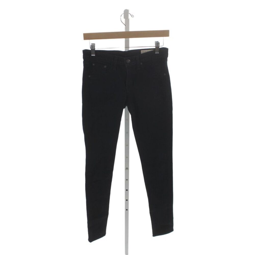 Rag & Bone Jean Womens Skinny Jeans Black Cotton Low Rise Inseam 30 Size 26